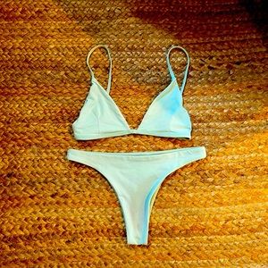 Toast Swim Triangle Bikini Top & Bottom